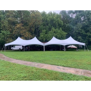 Tente de restaurant climatisée 4x8M-<span class=keywords><strong>Toile</strong></span> blanche <span class=keywords><strong>pour</strong></span> repas en plein air - Product Image 1