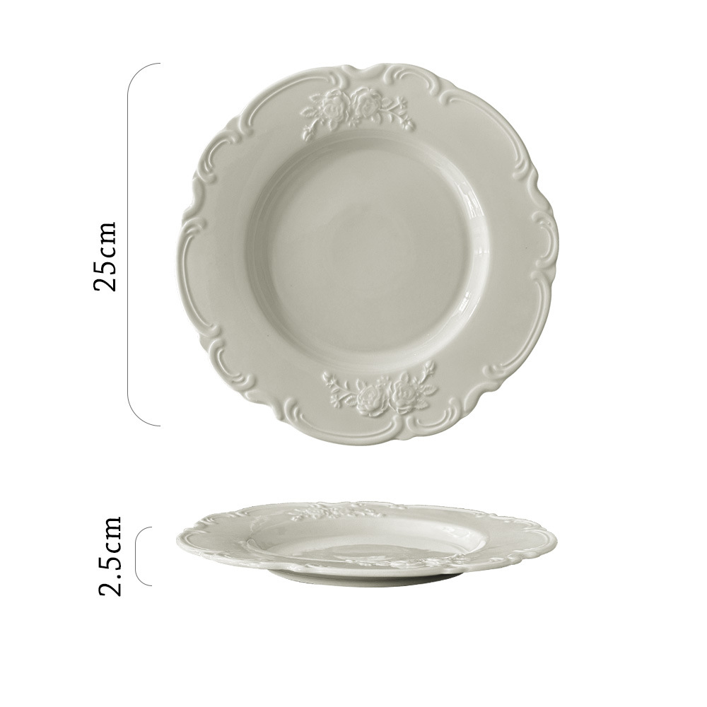 White 10inch plate