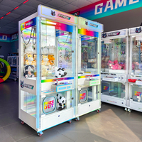 Vente en gros d'usine, machine de jeu d'arcade à griffes à monnayeur, système audio agréable, pour attirer plus de joueurs