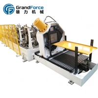 Machine de formage à froid de poutrelles en Z GrandForce à grande vitesse et à économie d'énergie avec découpe sur mesure 16-24 stations certifiée CE