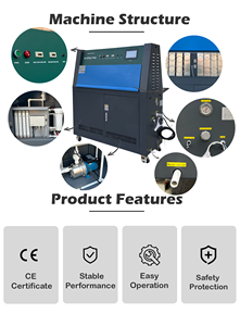 Cámara de envejecimiento climático para intemperie, equipo de prueba resistente acelerado ultravioleta, máquina de prueba de envejecimiento con luz UV, a prueba de envejecimiento - Product Image 2