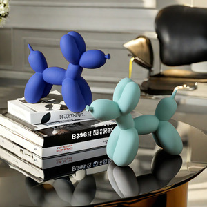 Figura Decorativa de Perro Globo Esculpido en Resina Epoxi, Estilo Artístico Moderno, Color Sólido, Arte Popular, Decoración para Hogar u Oficina - Product Image 2