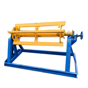Manual Galvanized Steel Coil Uncoiler for <b>Roller</b> Feed Line Chamfering Machine for Machinery Industries with Gear Core Component - Product Image 2