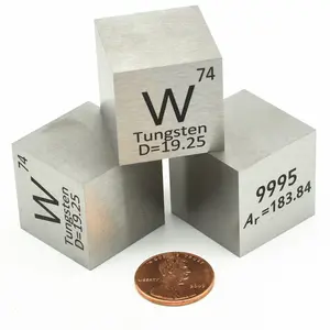 Tungsten nickel iron alloy 1kg tungsten W cube price per kg