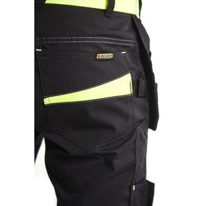 BLAKLADER - 149413309933C62 Pantalones cortos de servicio con bolsillos para uñas Negro/Amarillo-PANTALONES DE TRABAJO EAN 7330509689004 PANTALONES CORTOS DE TRABAJO - Product Image 5