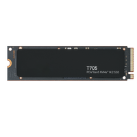 USCrucial T705 Pro 2TB PCIe Gen5 NVMe M.2 SSD dengan Heatsink NVMe 2280 M2 SSD Laptop Desktop SSD M2 Solid State Drives