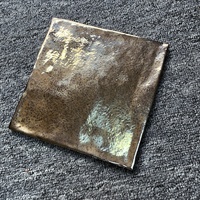 Fabricant professionnel 150*150mm fait à la main brique émaillée mur carrelage barre tuile petite brique