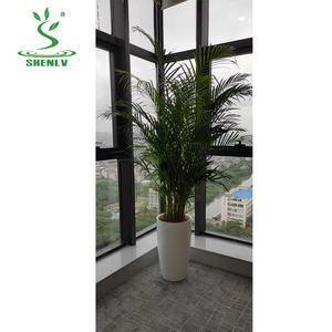 Vente en gros Offre Spéciale Pots de fleurs colorés en plastique de haute qualité, double couche, moule de jardinière d'extérieur - Product Image 2