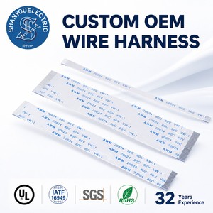 OEM AWM FFC/FPC <strong>Cable</strong> 12V VW 10pin 0.5mm 200mm Forward Direction Flexible Copper Core Electronic Environmentally Friendly PVC - Product Image 4