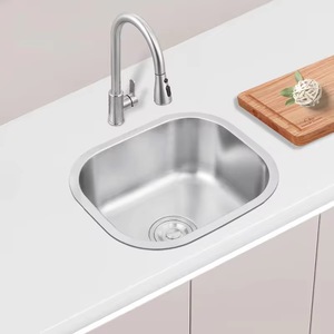 In acciaio <span class=keywords><strong>inox</strong></span> timbratura <span class=keywords><strong>lavello</strong></span> piccolo singolo serbatoio addensato <span class=keywords><strong>lavello</strong></span> piccolo <span class=keywords><strong>lavello</strong></span> cucina balcone lavabo sotto il tavolo - Product Image 5