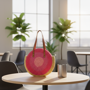 Sac à main au <span class=keywords><strong>crochet</strong></span> <span class=keywords><strong>pour</strong></span> femme, sac de plage en paille, sac fourre-tout en papier <span class=keywords><strong>pour</strong></span> les vacances d'été, vente en gros, directement de l'usine - Product Image 2