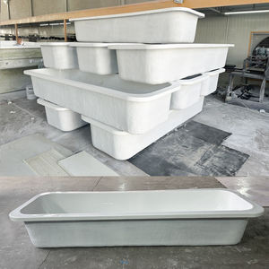 Bassin en fibre de verre pour l'élevage de poissons Koi, de poissons rouges et de crevettes, bassin extérieur pour l'aquaculture, réservoir d'élevage de poissons - Product Image 5