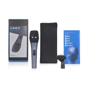 Microphone dynamique à bobine mobile portable E845S, microphone vocal professionnel filaire pour scène, spectacle, animation, matériel audio - Product Image 6