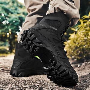 Botas de Invierno Reforzadas de Ajuste Ancho para Todo Terreno, de Tela Oxford Transpirable, Antideslizantes, con Cierre de Cordones para Comercio Transfronterizo - Product Image 2