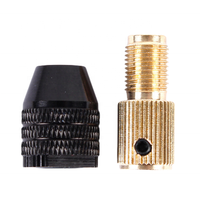 Micro moteur perceuse auto-serrante mandrin à trois mâchoires 2.0-5.0mm arbre ouverture Distribution Machine meulage accessoires mandrin