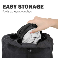 Sac à craie pour l'escalade avec logo personnalisé, mousqueton, poches zippées, cordon de serrage anti-fuite et ceinture réglable