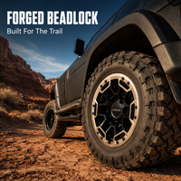 Jantes Beadlock forgées Black Bronze Desert Boss 17-22 pouces 6061-T6, jantes tout-terrain simulées, 6x5.5 5x5.0 pour Ford Bronco