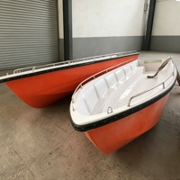 Bateau de sauvetage rigide en fibre de verre fabriqué en Chine 2026, 12 places, pour opérations aquatiques, facile à utiliser, avec moteur hors-bord pour le surf
