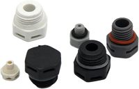 Soupape de ventilation et de drainage IP68 en nylon étanche pour l'éclairage industriel et la découpe