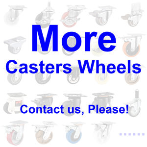 CMCL Roulettes pivotantes rouges à usage moyen de 4 pouces avec frein Roue de chariot industriel Roues verrouillables <span class=keywords><strong>Rode</strong></span> - Product Image 6