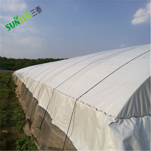 Bâche de tente occultante à 100 %, privation de lumière, utilisée pour les serres, couverture d'ensilage noire/blanche, <span class=keywords><strong>film</strong></span> d'ensilage noir et blanc 5 mil 6 mil - Product Image 3