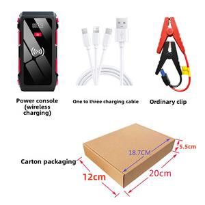 Kit de herramientas de emergencia de arranque de batería de <span class=keywords><strong>coche</strong></span> multifunción portátil de 12V con Banco de energía y linterna para refuerzo rápido de vehículos - Product Image 4