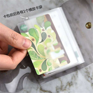 Portatarjetas de estilo coreano, tarjetero transparente, porta documentos, tarjetero interior, regalo promocional. - Product Image 4