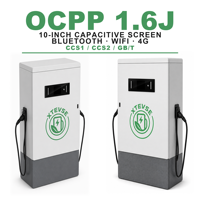 Station de recharge rapide DC 60kW 120kW pour véhicules électriques, chargeur DC EV CCS1 CCS2 GB/T double pistolet OCPP 1.6J, borne de recharge pour voitures électriques pour flotte publique