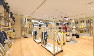Présentoir de vêtements pour enfants personnalisé à la mode magasin de vêtements pour enfants meubles en bois magasin pour bébé Design d'intérieur - Product Image 4