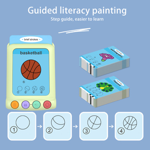 Máquina de Aprendizaje de Tarjetas Inteligentes de Plástico Bilingüe, Tarjetas de Memoria Interactivas con Voz en Español e Inglés, Juguete Interactivo BURDO para Niños en Edad Preescolar - Product Image 2