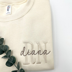 Gemma Thể Thao Khối Thêu Y Tá Áo Thun Áo Hoodie Món Quà Tốt Nghiệp Hoàn Hảo Hoặc Điều Dưỡng Trường Áo Sơ Mi Cho Mùa Xuân - Product Image 5