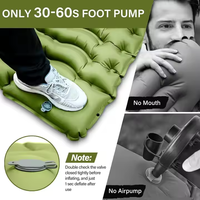Matelas de camping simple ultraléger Matelas gonflable compact Tapis de couchage gonflable