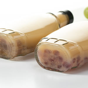 Transparente al por mayor 8FL.oz personalizado vacío a granel mango de vidrio botella plana leche jugo bebida café vidrio embalaje - Product Image 3