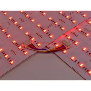 Ce Rosh Certificate New Comer High Quality Rgbcw Flex Marble Backlights 5050 5 in 1 Customized Flexible LED Sheet Lighting