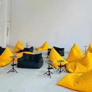 Divano Moderno Impermeabile da Esterno, Pouf Sacco da Spiaggia per Campeggio, Feste, Bar, Festival Musicali, Giardino, Tatami - Uso Interno ed Esterno - Product Image 3