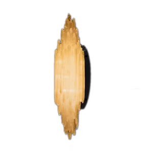 Personalizzabile moderno Selenite naturale luce da parete energia pietra camera da letto Hotel Villa Led decorazione Galery lampada da parete - Product Image 1