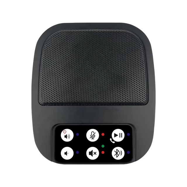 VOXFULL RCU03 Omnidirectional Conference Speakerphone 5W Built-in Speaker Aluminum Alloy USB Portable Meeting Microphone for PC