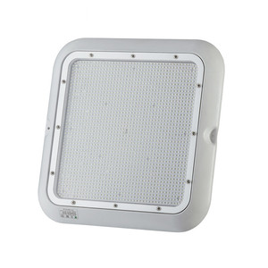 Lampu kanopi <span class=keywords><strong>LED</strong></span> Shenzhen <span class=keywords><strong>90W</strong></span> & 120W, lampu Teluk tinggi untuk stasiun Gas dengan peringkat IP65