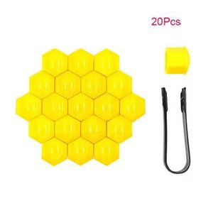 คลิปหนีบพลาสติกอะไหล่รถยนต์คุณภาพสูง 19 มม. 20 ชิ้น <span class=keywords><strong>น็อต</strong></span>หัวหกเหลี่ยม สีสันสดใส ผลิตภัณฑ์คุณภาพสูง - Product Image 2