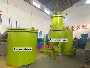 Machine de four à carbonisation en <span class=keywords><strong>charbon</strong></span> de bambou de coquille de noix de coco poêle à barbecue avec moteur à noyau et composants de roulement - Product Image 6