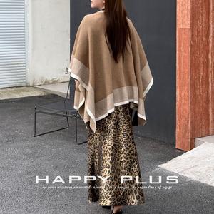 กระโปรงมิดิผ้าซาตินลายเสือดาว Happy Plus รุ่น N9308 ไซส์พลัสสำหรับผู้หญิง กระโปรงทรงหางปลาเอวธรรมชาติ ดีไซน์หรูหรา - Product Image 3