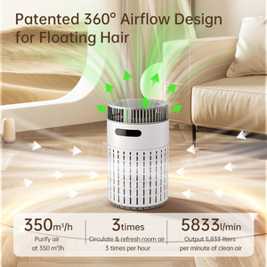 Purificateur d'air intelligent moderne ChongxinIOT pour absorber les poils d'animaux, désodoriser, éliminer l'<span class=keywords><strong>ammoniac</strong></span> et le formaldéhyde, ioniseur plasma HEPA13 - Product Image 1
