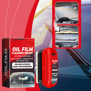 <span class=keywords><strong>Brosse</strong></span> de nettoyage pour film gras sur vitres de <span class=keywords><strong>voiture</strong></span> 120 ml, nettoyant pour pare-brise <span class=keywords><strong>avec</strong></span> recharge de 50 ml pour l'entretien des vitres automobiles - Product Image 2
