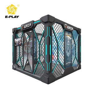 Sci-Fi Center VR <span class=keywords><strong>Multiplayer</strong></span> 4-Player Console di gioco di realtà virtuale VR Gun Arena di tiro in fibra di vetro metallo 1500W Shopping al coperto - Product Image 1