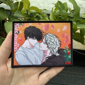 Customized Iron on Patches Embroidered Label Craft Woven Anime Custom Cute Patches for Gifts