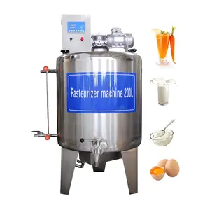 50l Fruchtfleisch-Pasteur isierungs maschine 500l Ziegenmilch-Prozess anlage Apfelsaft-Milchpasteur-Ausrüstung