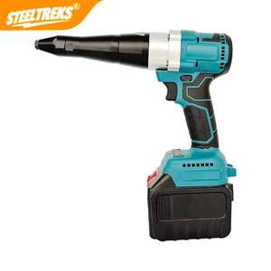 Steeltreks Hardware Outil Électrique Sans Fil Portable 21V à Batterie Lithium, Pistolet à Rivets Automatique Électrique Sans Fil - Product Image 1