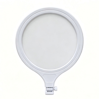 Lampe annulaire LED souple grand écran 36 cm avec support réglable pour la photographie et la vidéo (TikTok, YouTube)
