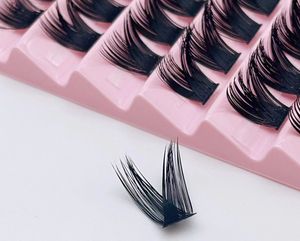 Self-Adhesive Deep-Wave Lash <b>Clusters</b> No Glue Pre-Bonded DIY Segment False Eyelashes Natural Look - Product Image 6