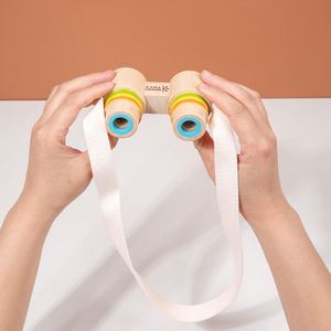 Binoculares de Madera para Niños con Lente de Caleidoscopio Óptico para Observación de Estrellas - Regalo Educativo Tecnológico Unisex - Product Image 4